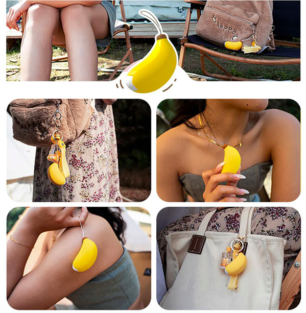 Meese Punk Banana Trứng Rung Tình Yêu Hình Trái Chuối Mini Nhỏ Gọn Điều Khiển Từ Xa